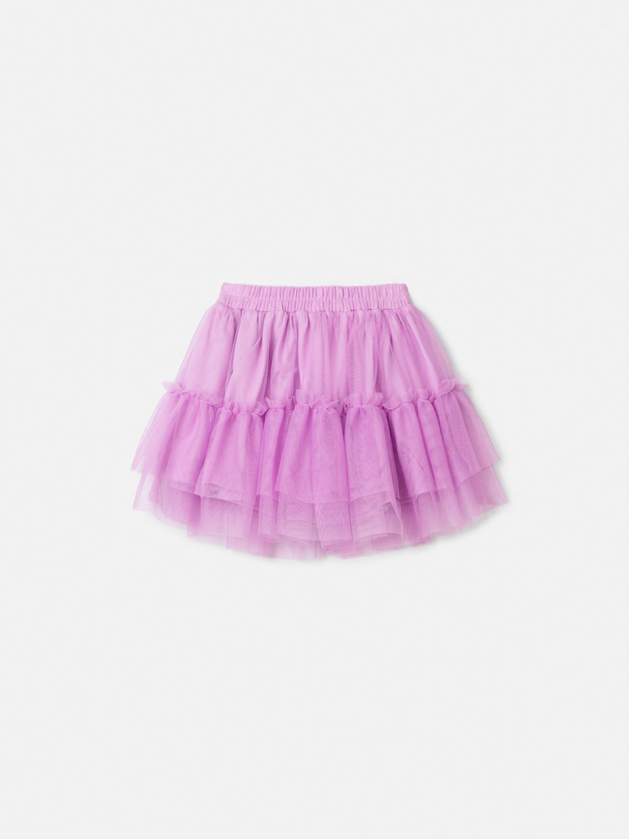 Saia de Tule Tutu Roxo Anime