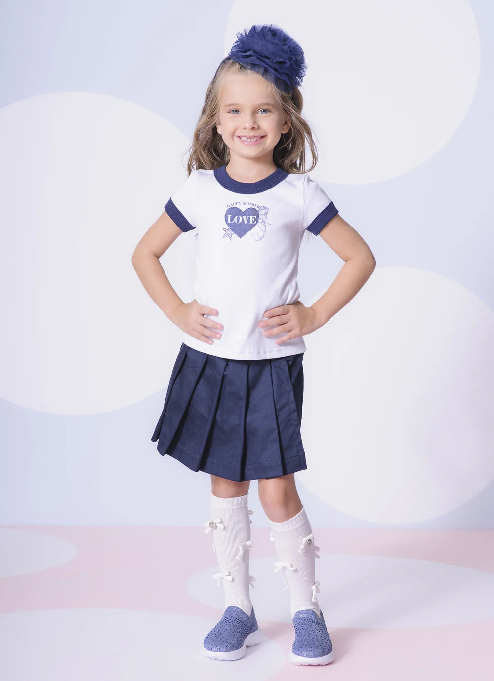 Blusa Ribana Love Sereia Bicolor Pituchinhus