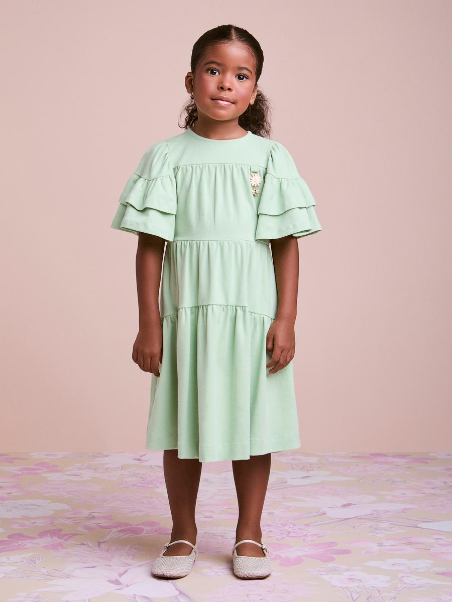 Vestido Malha Verde Anime
