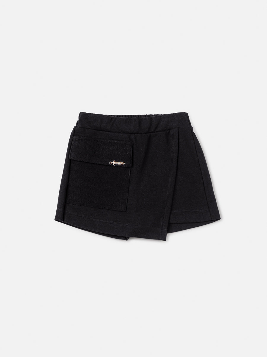 Shorts Saia Preto Anime