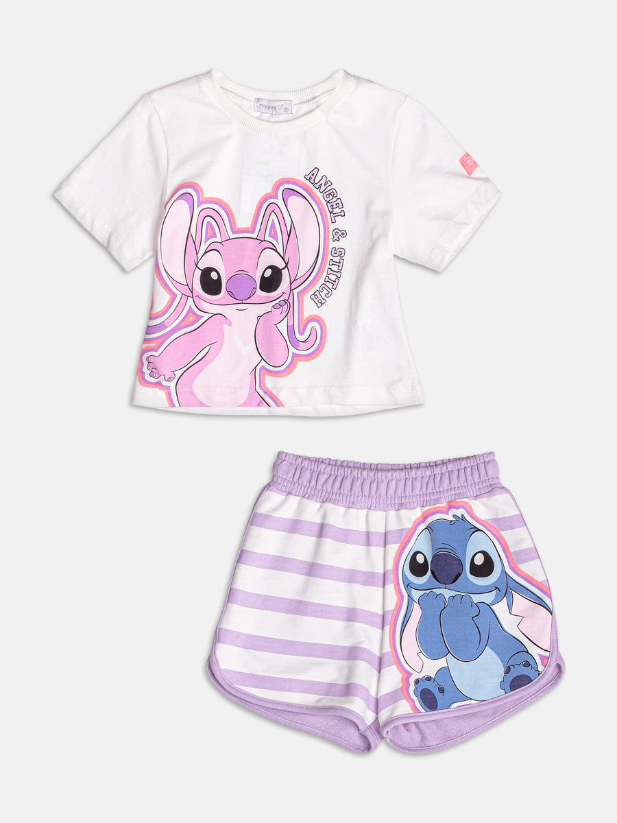 Conjunto do Stitch e Angel Momi