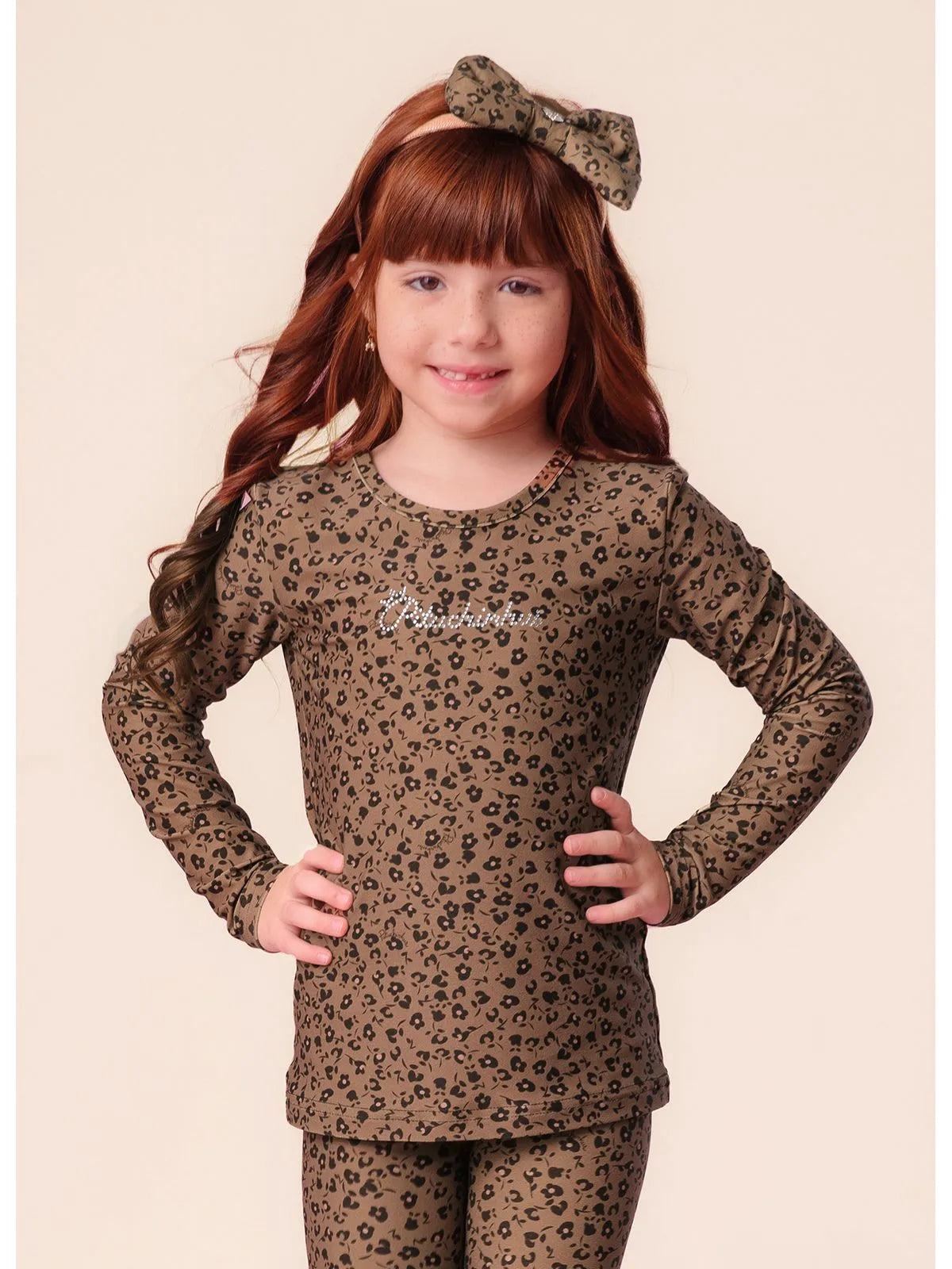 Blusa Light Estampada Floral Tigrado - BambolePetit