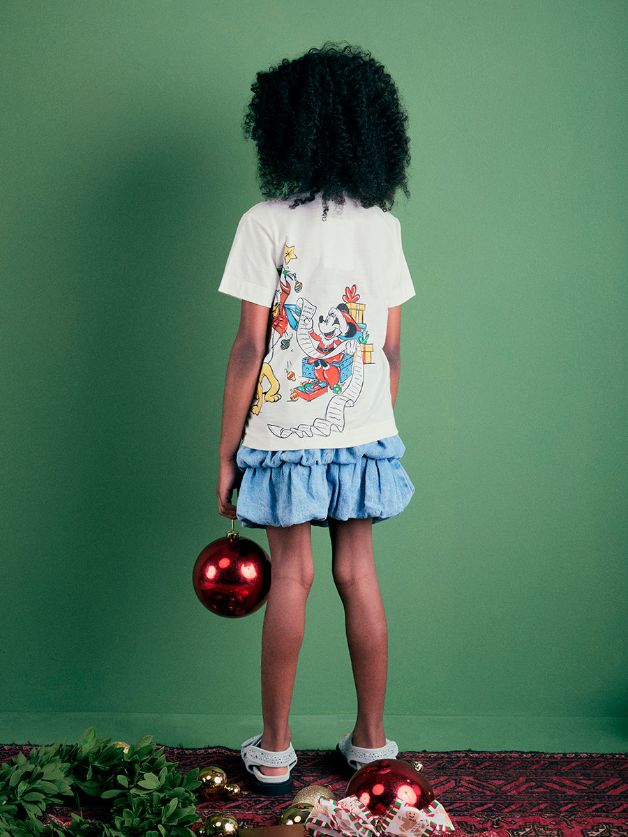 T-Shirt Mickey e Amigos Natal Anime