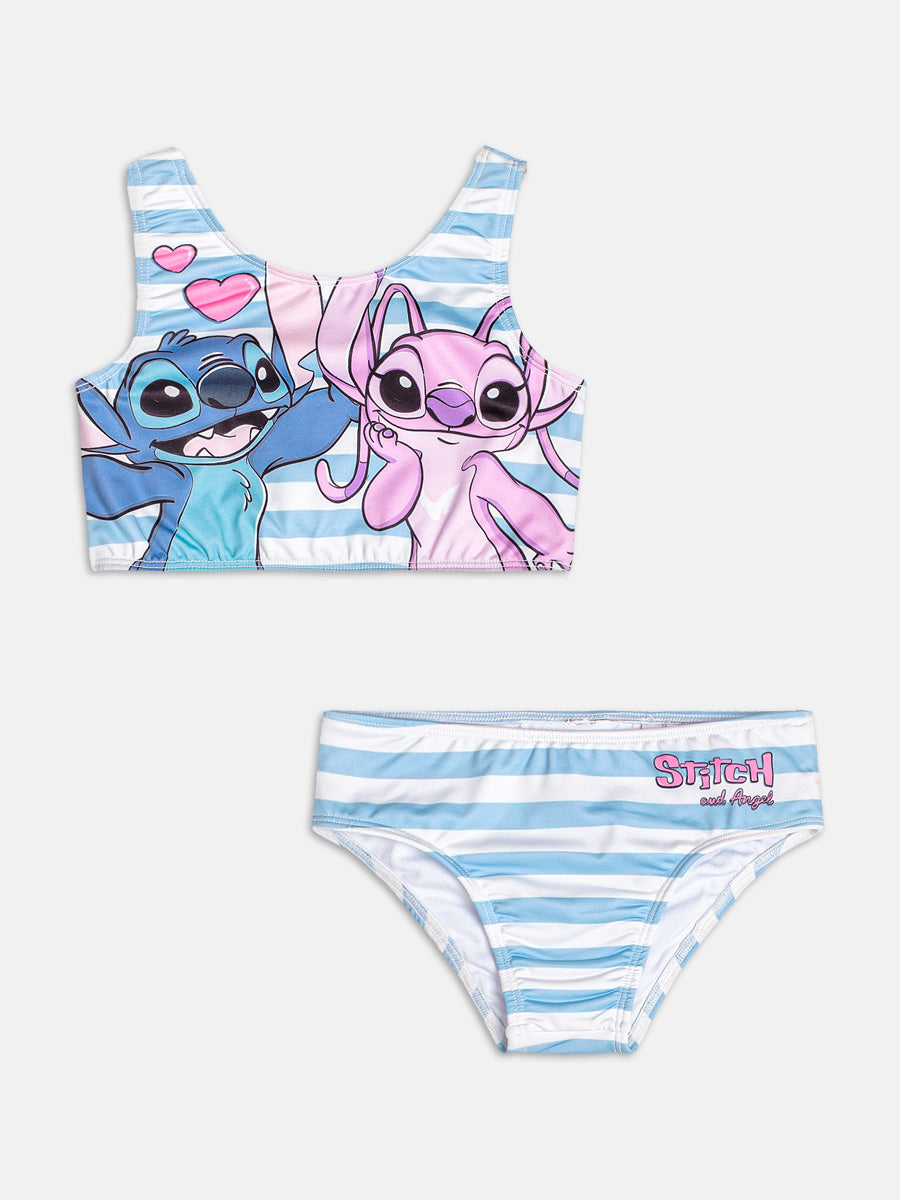 Biquíni Listrado do Stitch e Angel Momi