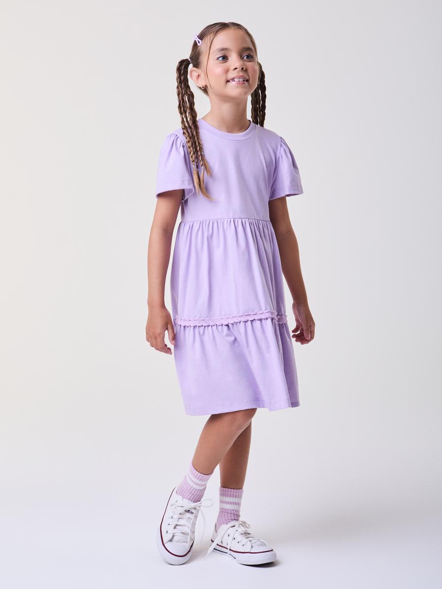Vestido de Malha Lilas Bimbi