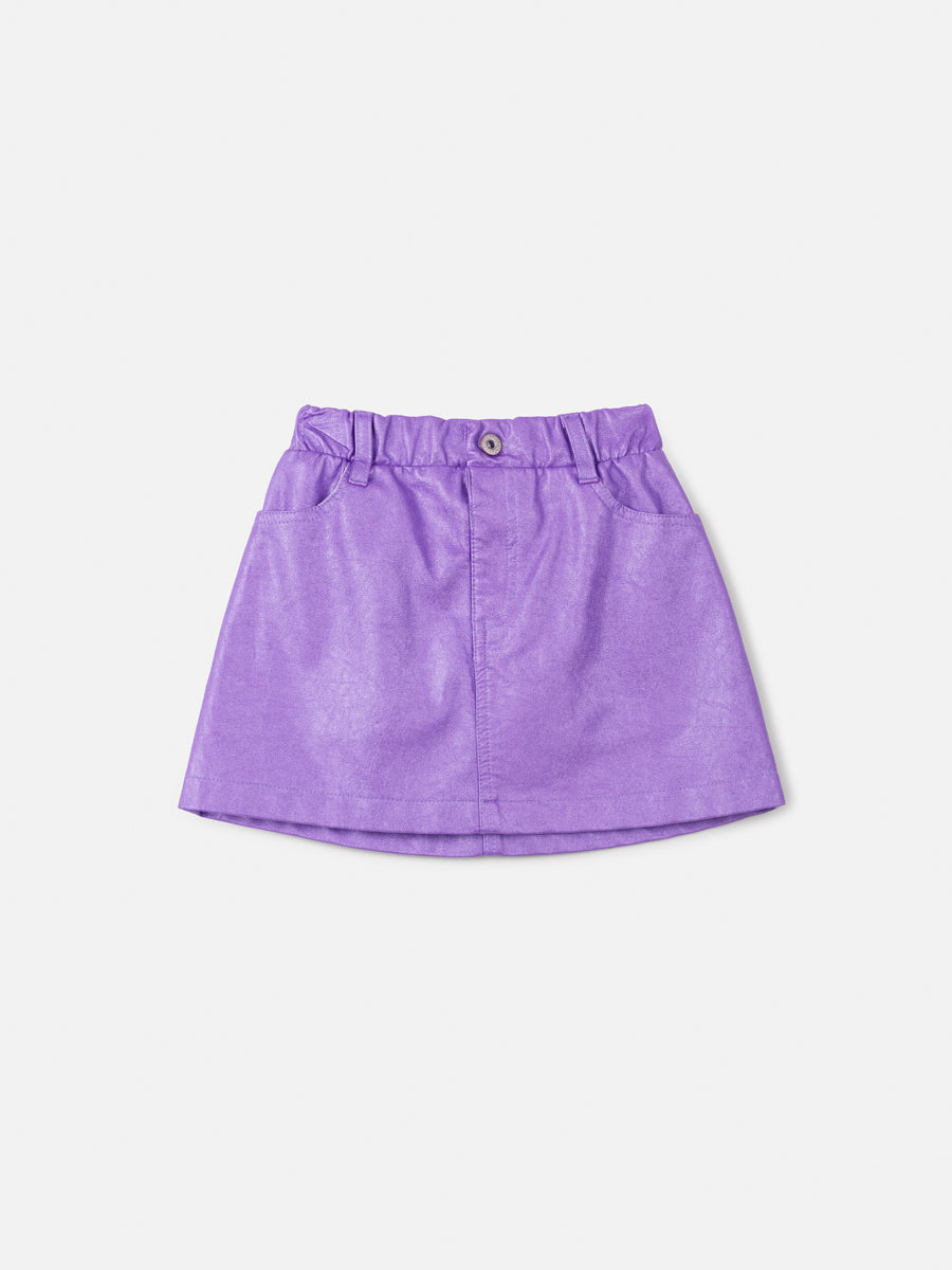 Saia Metalizada Lilas - BambolePetit