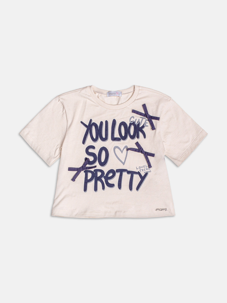 Blusa Lacinhos Bege Momi