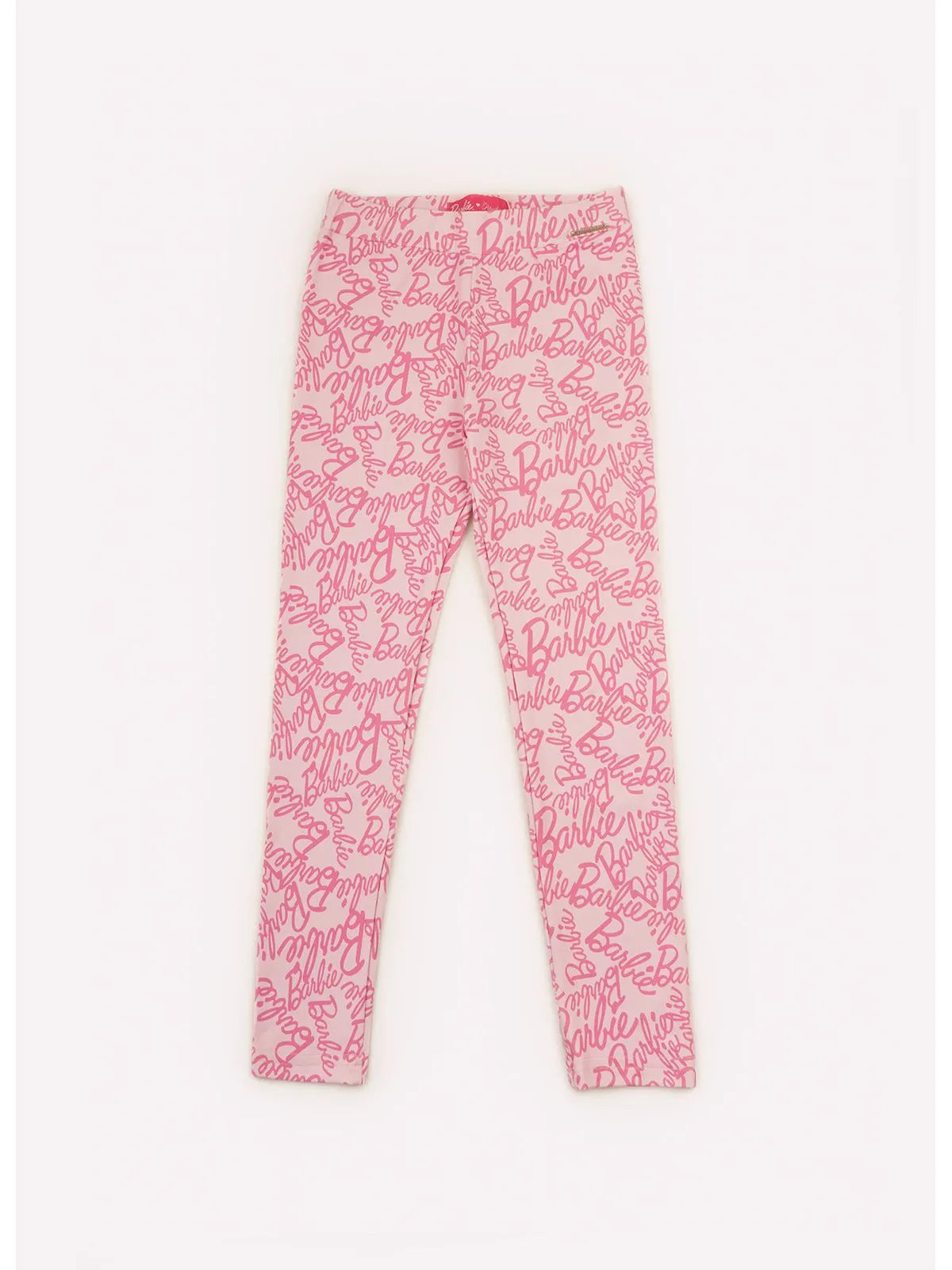 Legging Light Estampa Barbie Pituchinhus Barbie Fundo Rosa - BambolePetit