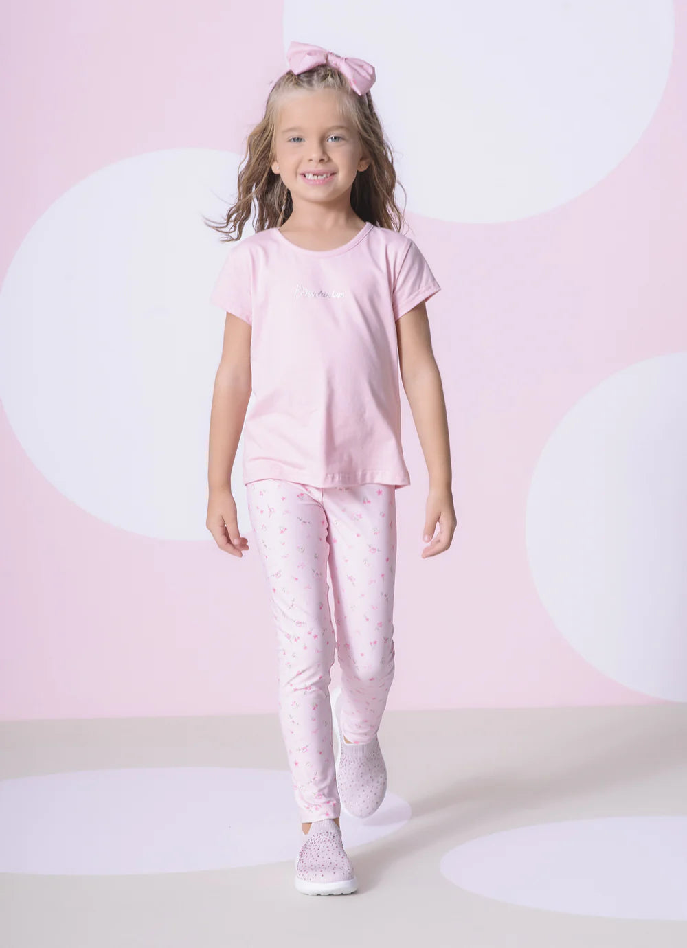 Legging Light Estampada Pitucinhus Floral