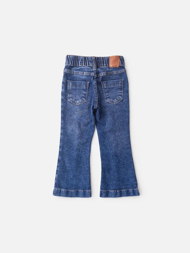 Calca Jeans Flare Jeans Animê