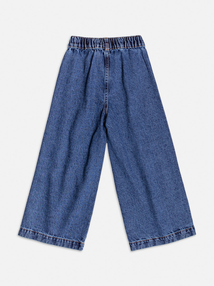 Calca Jeans Com Pingente Jeans - BambolePetit