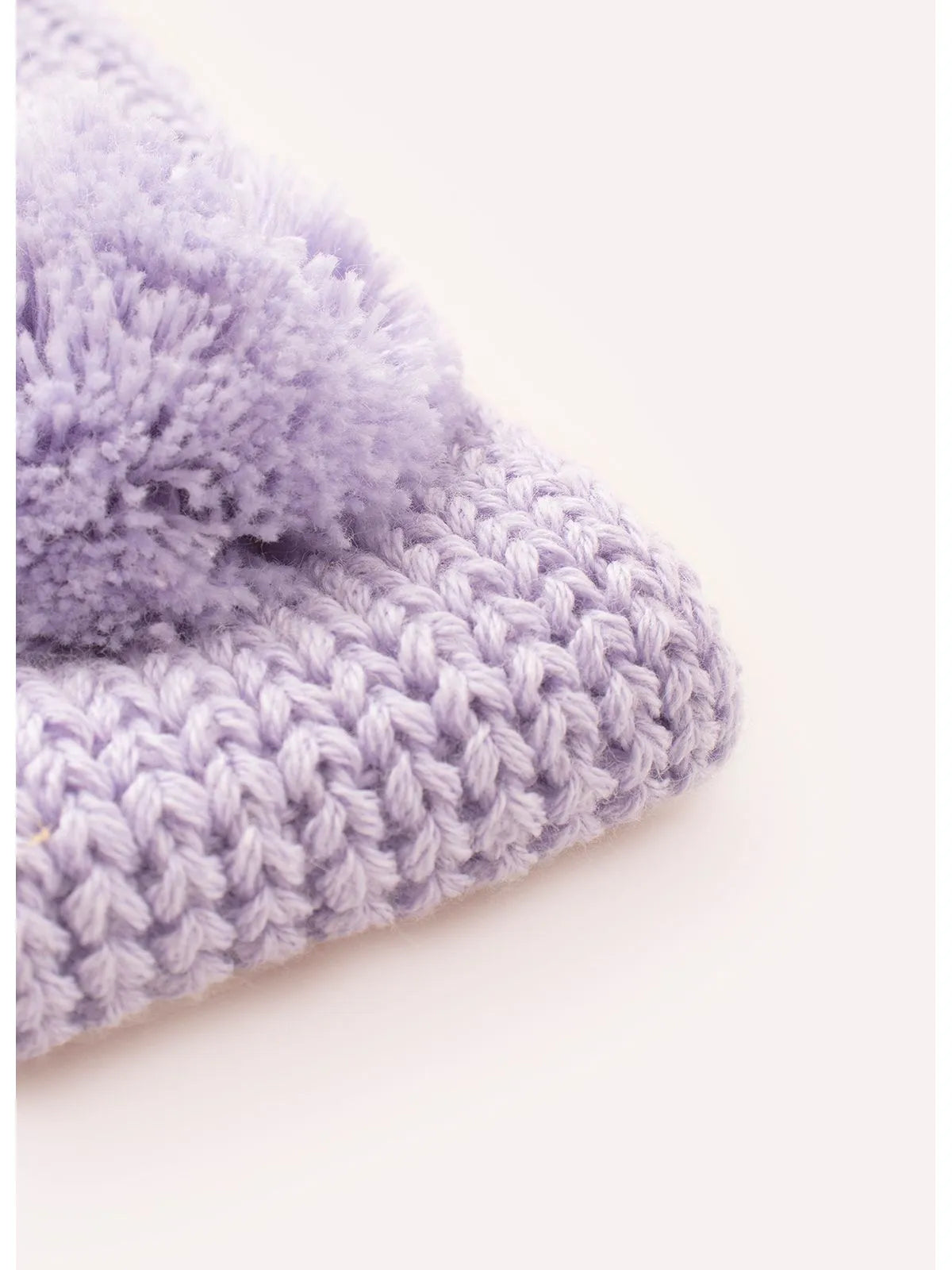 Faixa Tricot Pompom Lilas Depeche Tam Único - BambolePetit