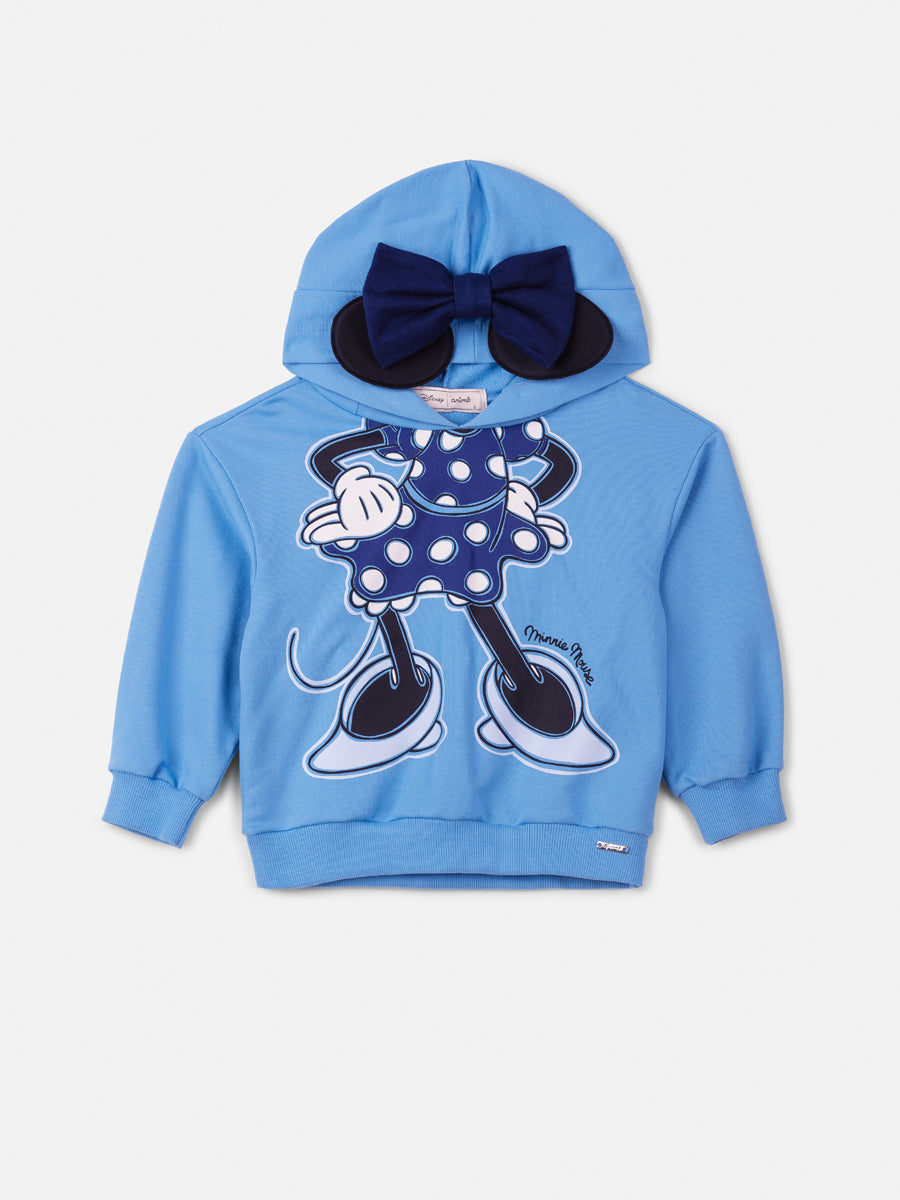 Casaco Minnie Anime Petite Azul Denim - BambolePetit