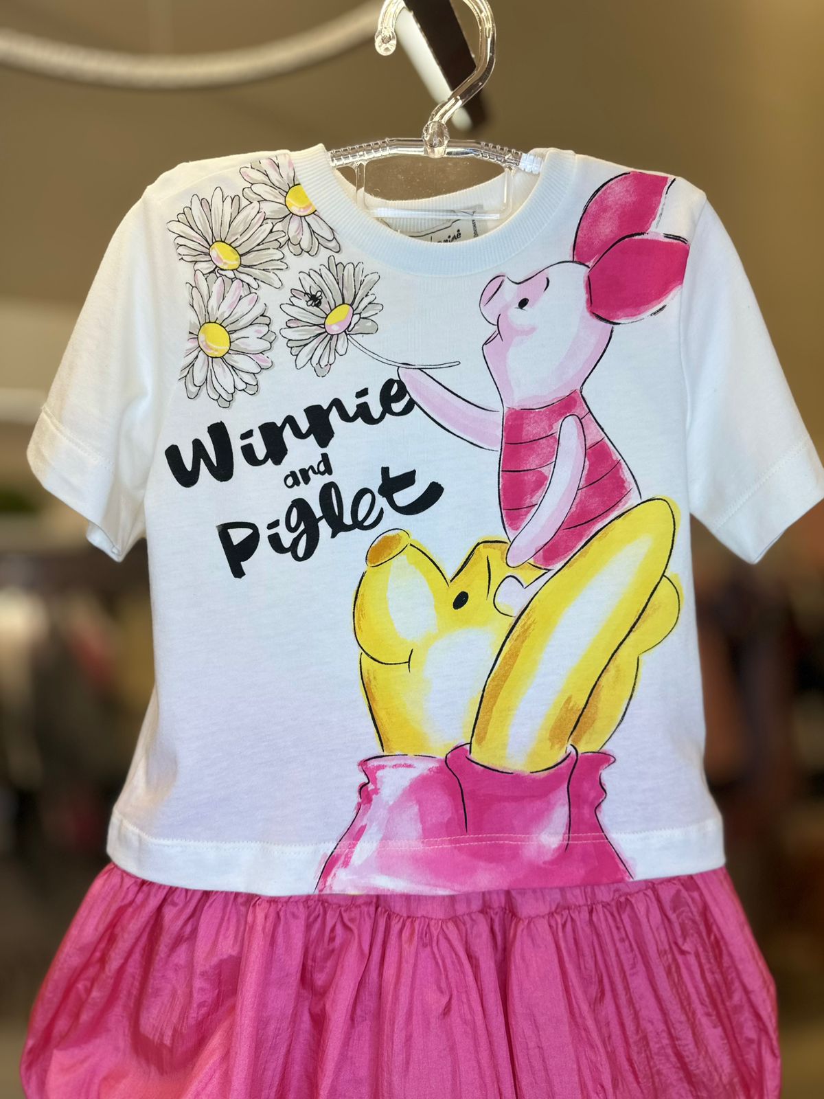 Conjunto T-Shirt e Saia Pooh Perola Anime