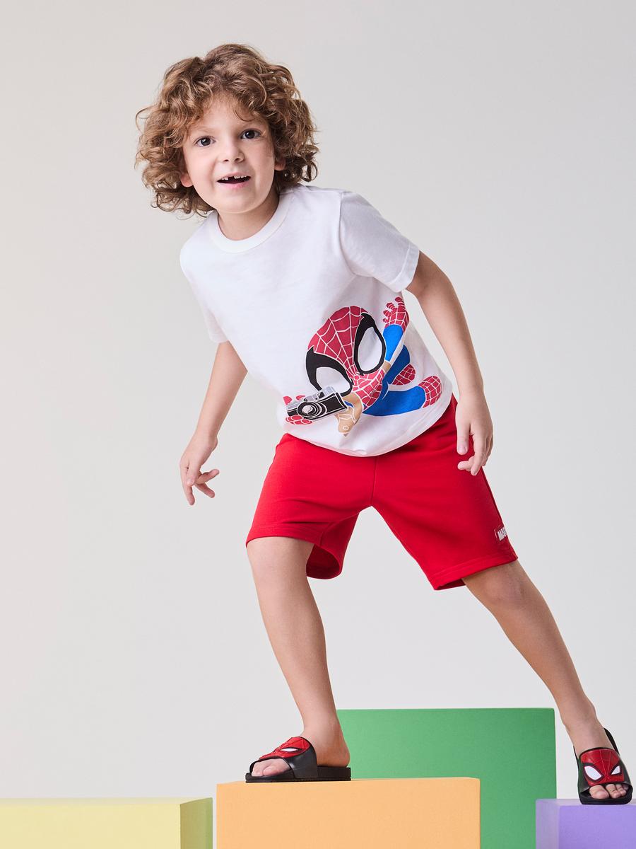 Conjunto T-Shirt e Bermuda Homem Aranha Bimbi