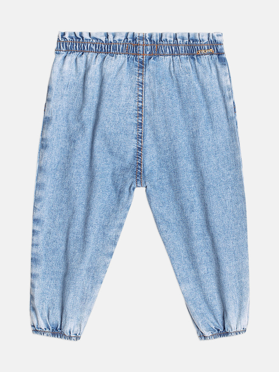 Calca Jeans Com Strass Jeans Momi