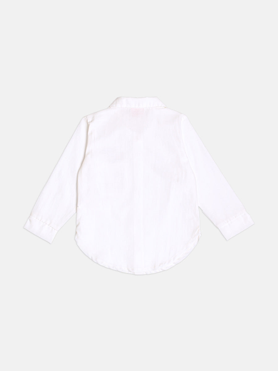 Camisa Manga Longa Com Patchs Off White Momi