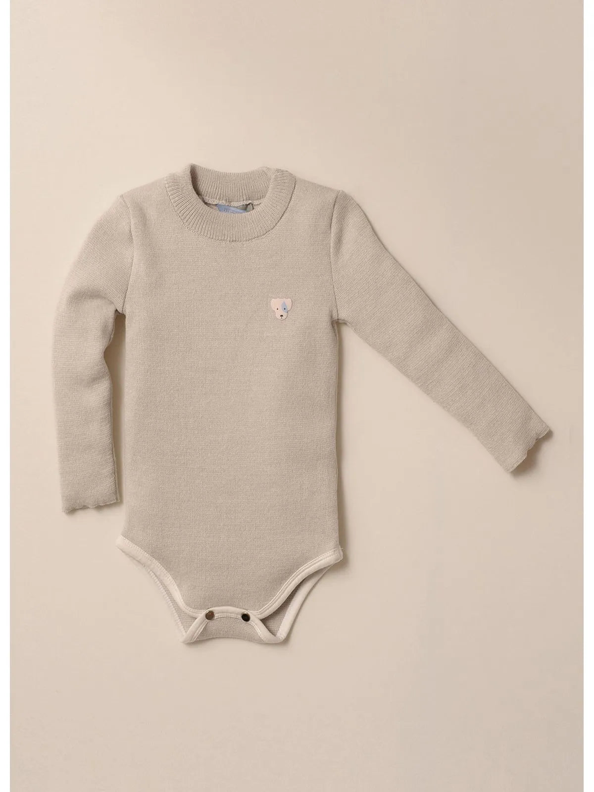 Body Tricot For Boys Cinza Mescla - BambolePetit
