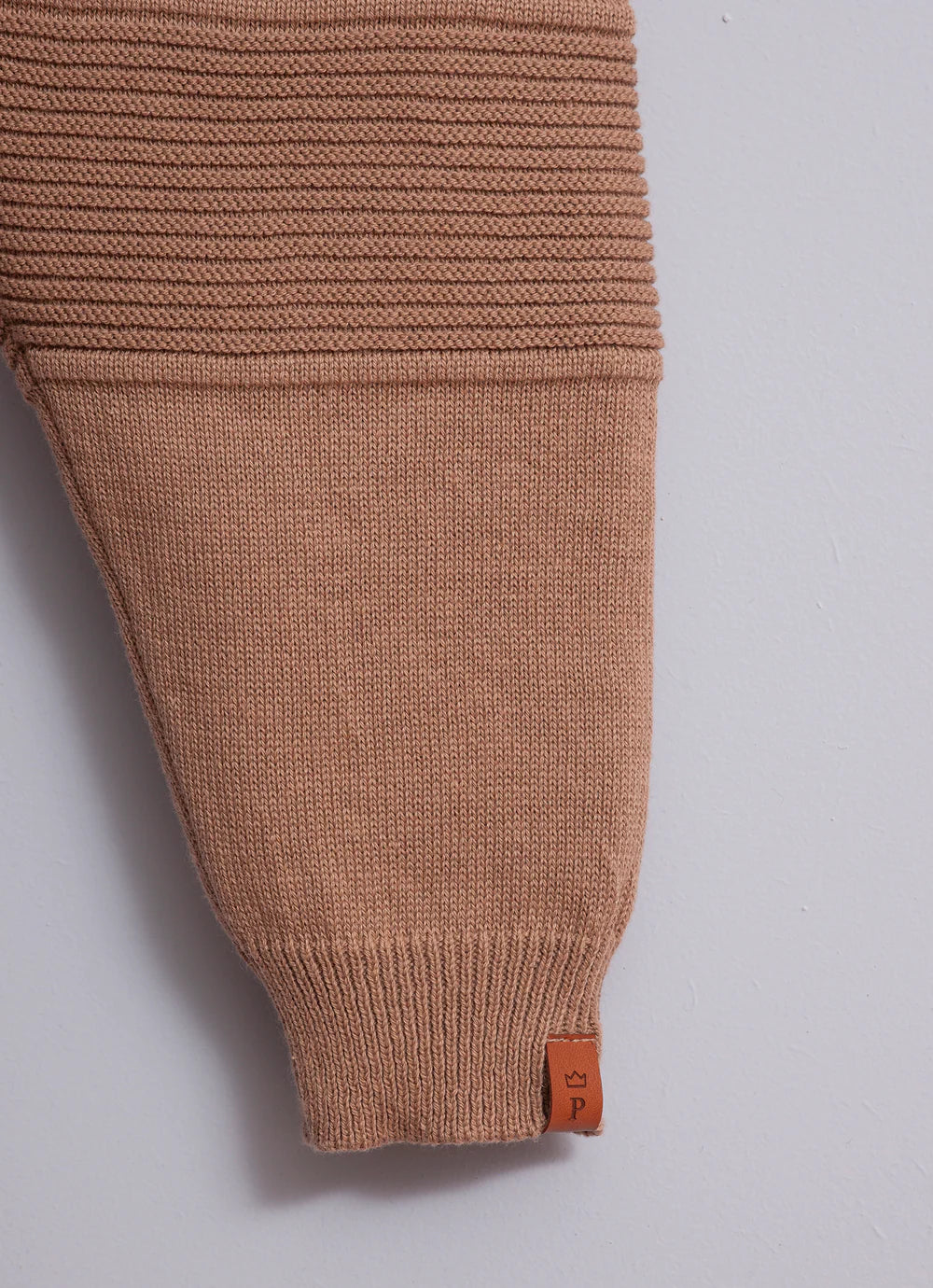 Calça Tricot Texturas For Boys Marrom Pituchinhus