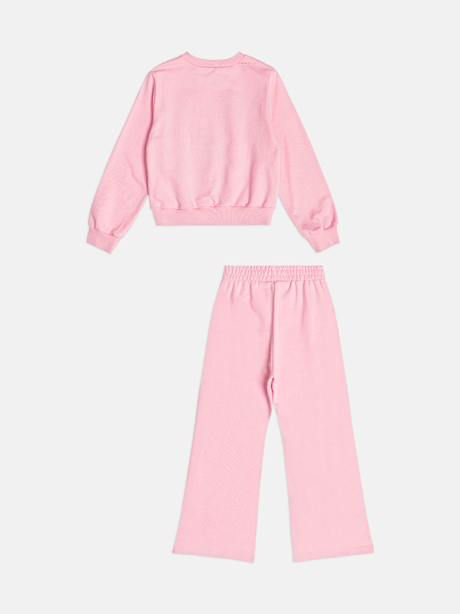 Conjunto Casaco Conjunto Calca Rosa Blossom Momi