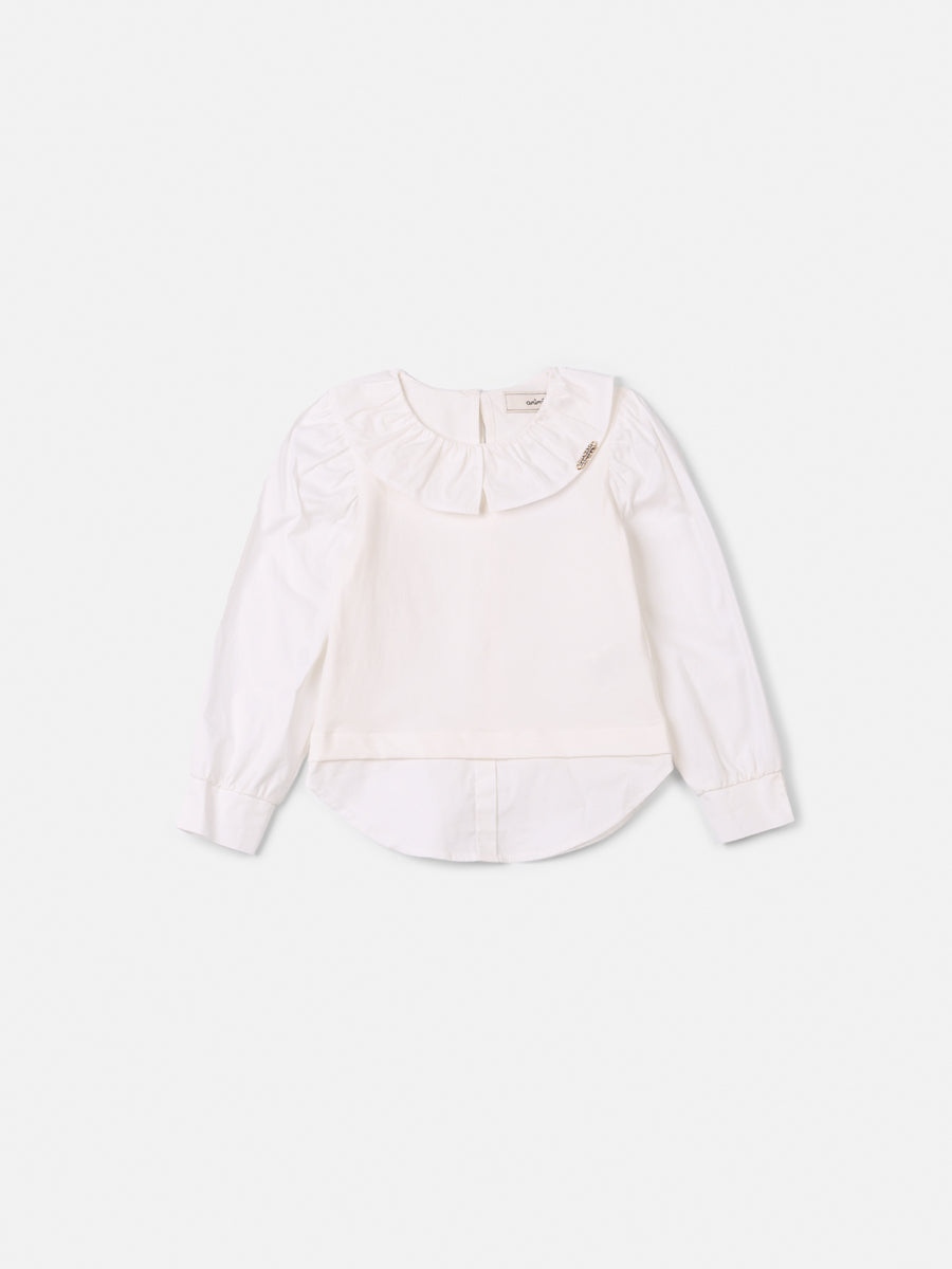 Blusa Gola Babado Perola Animê