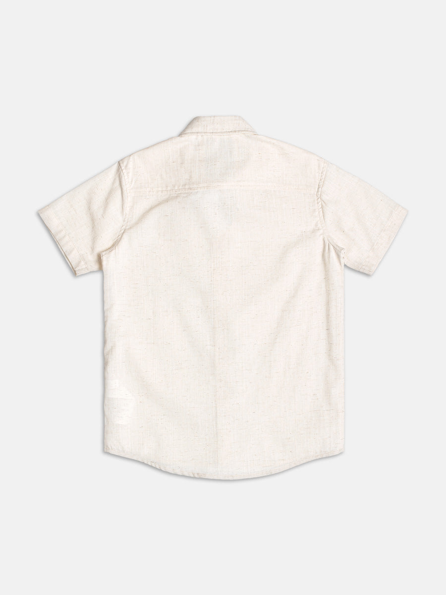 Camisa Casual Amarela Bordada Youccie