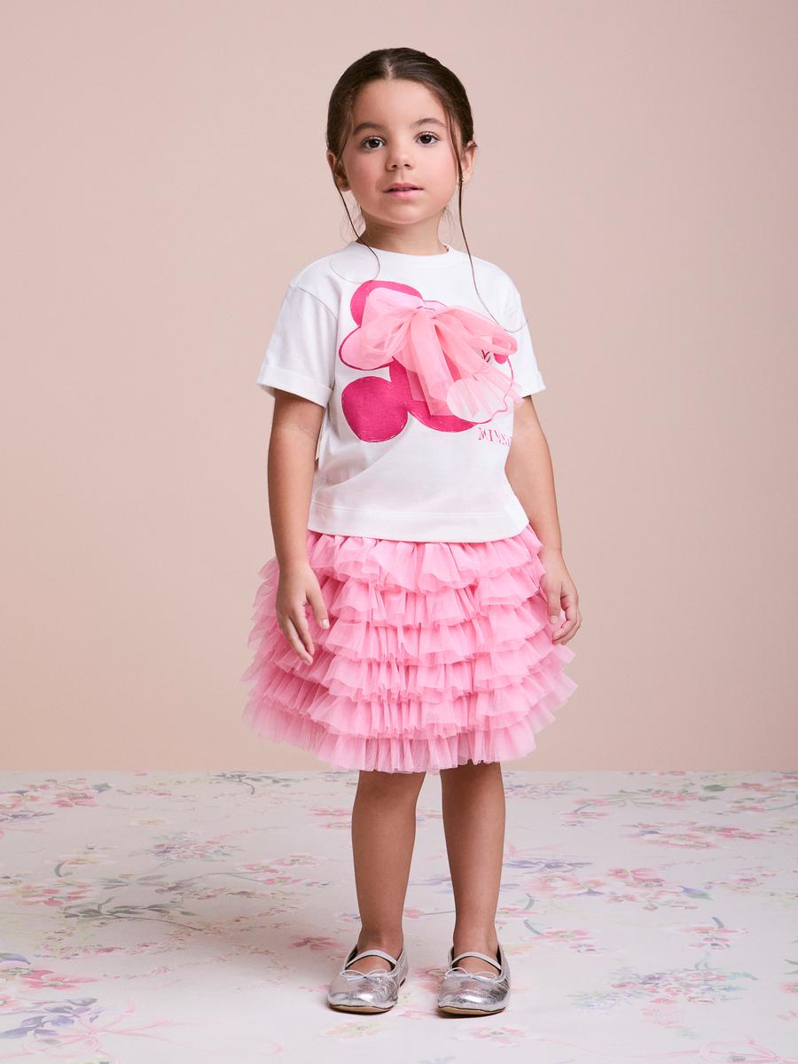 Saia Tule Tutu Rosa Anime
