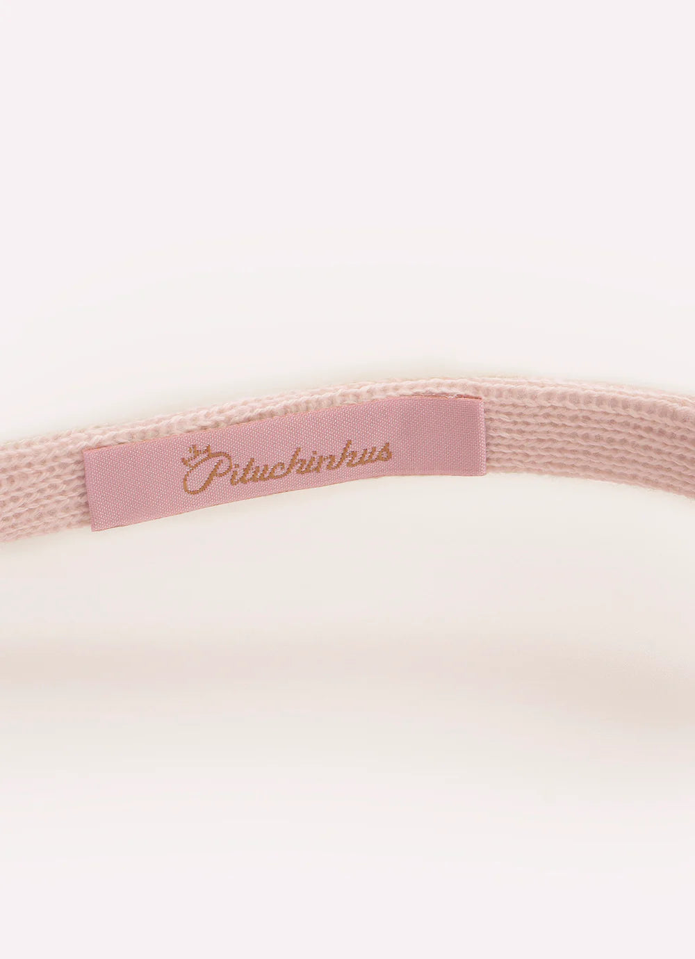 Arco Tricot Bordados Rosa Dolce Pituchinhus