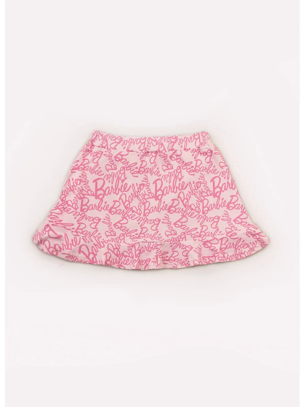 Saia Short Light Estampa Barbie Fundo Rosa - BambolePetit