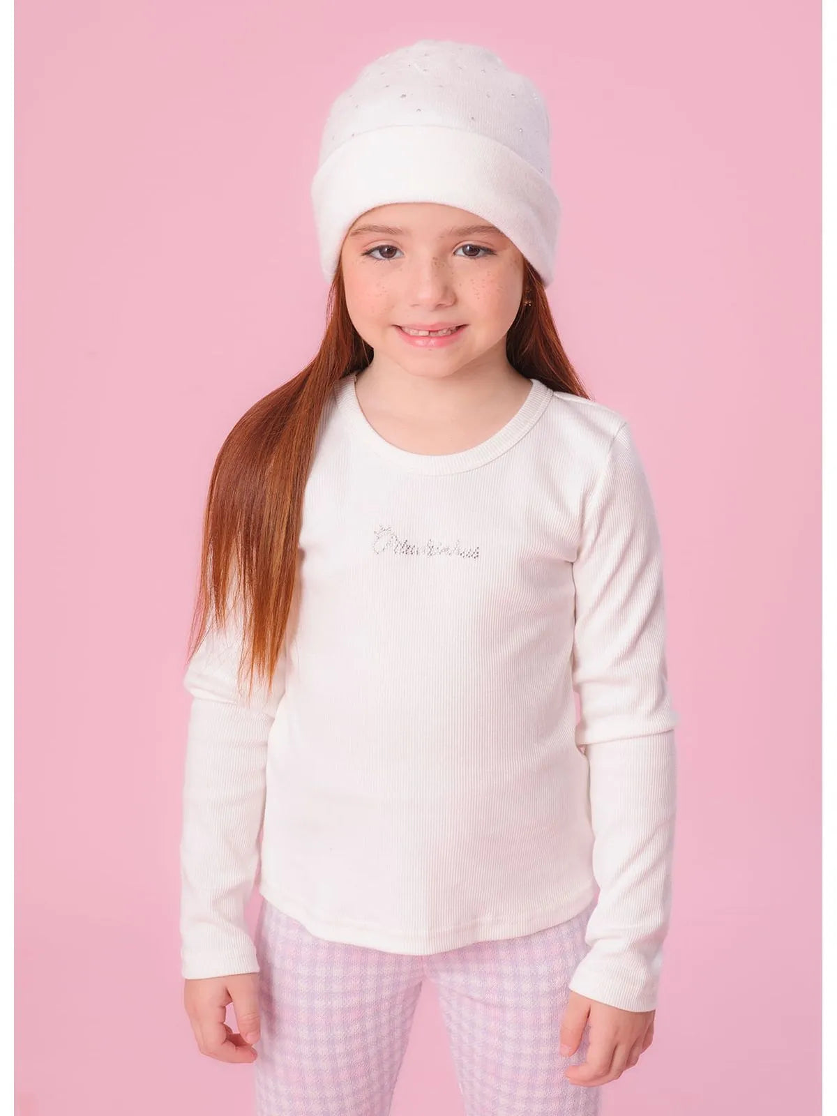 Blusa Ribana Pituchinhus Off White - BambolePetit