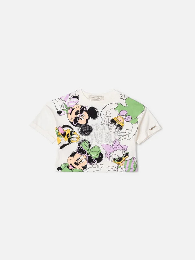 Blusa do Mickey Squad com Strass Anime