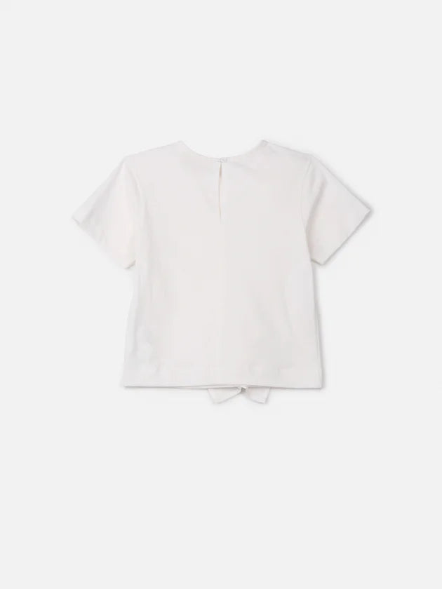 Blusa Off White com Babados