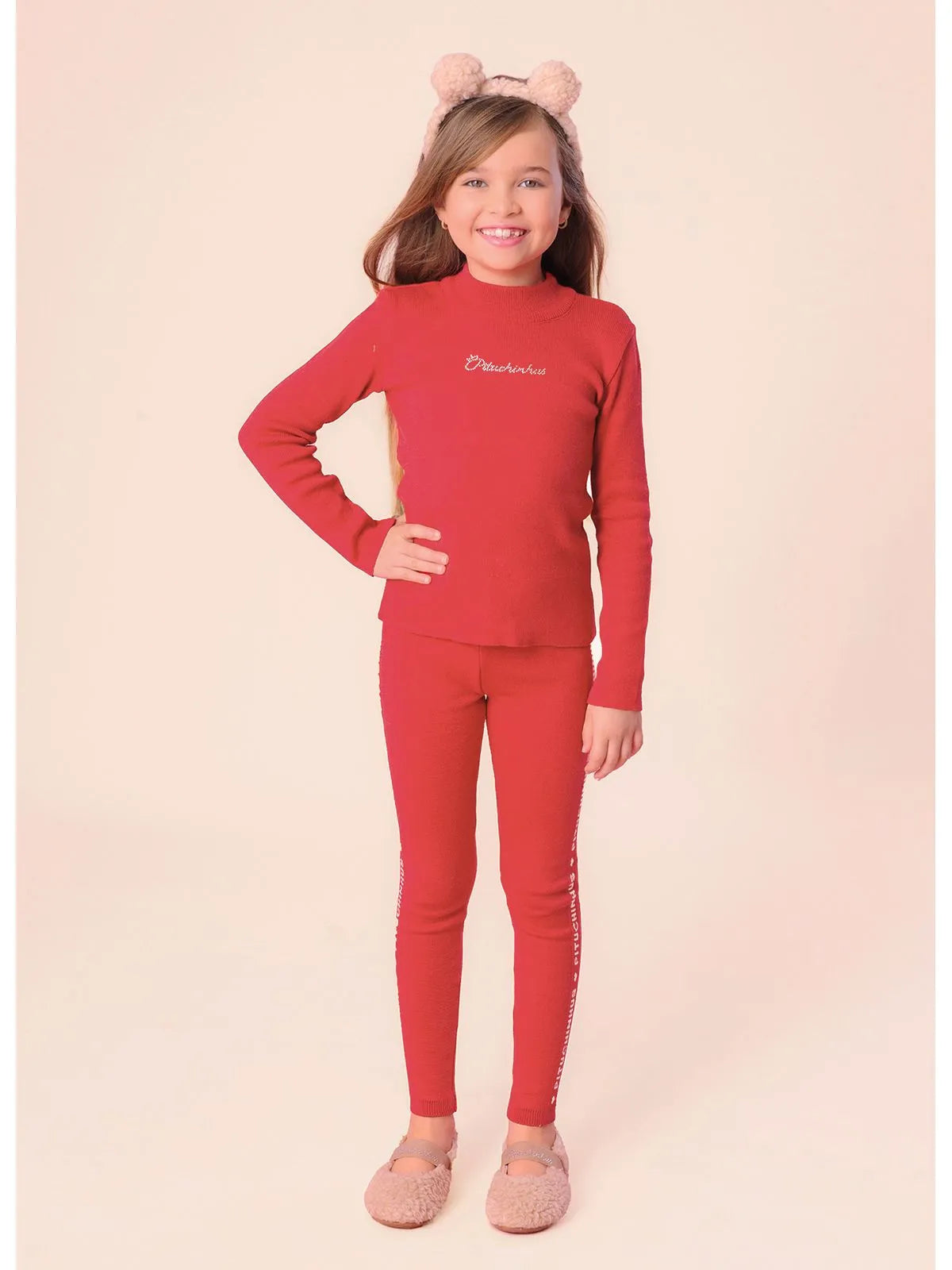 Blusa Básica Tricot Pituchinhus Vermelho - BambolePetit