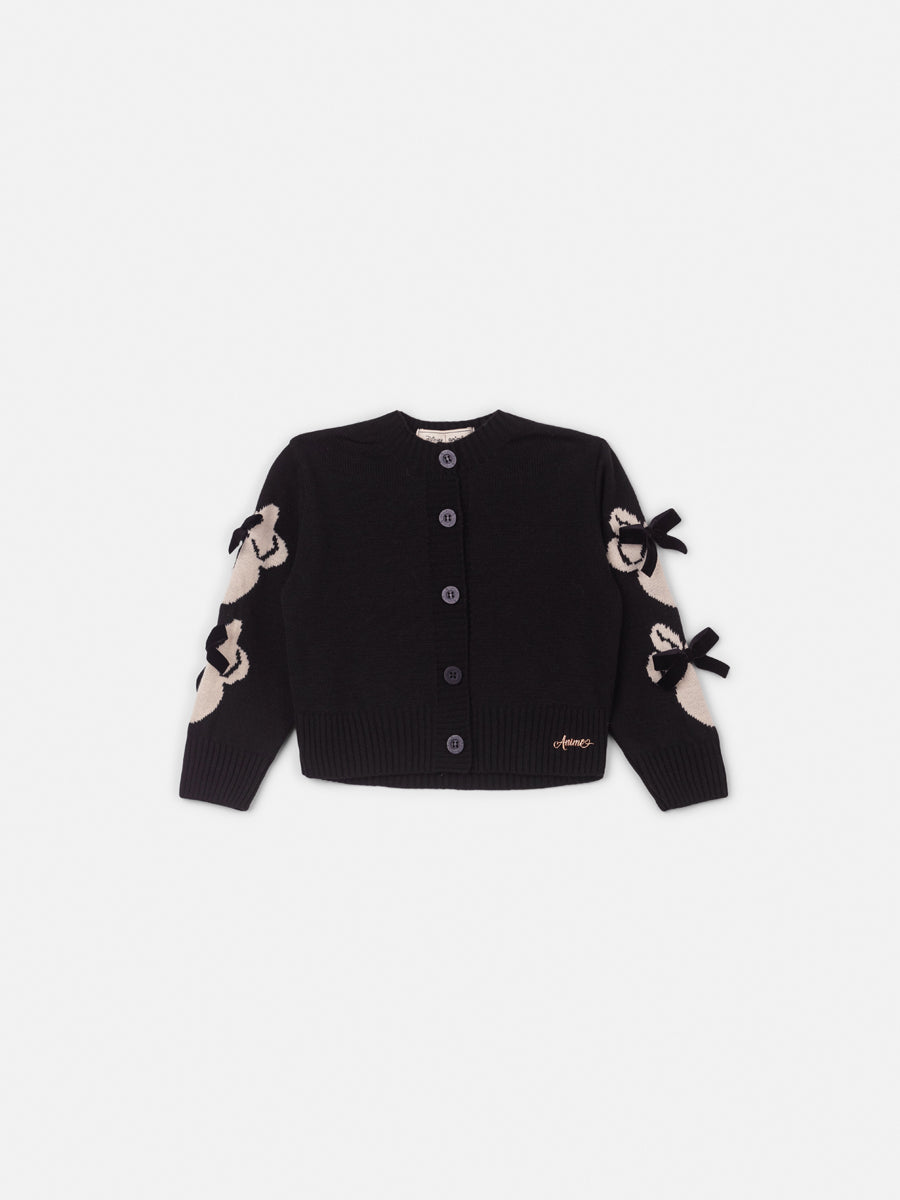 Cardigan Anime Petite Preto - BambolePetit