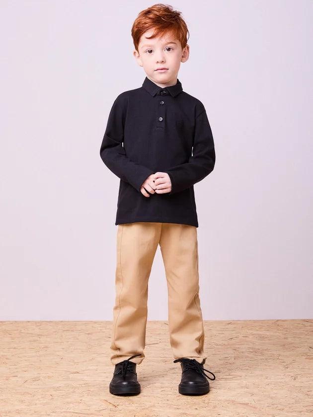 Conjunto Camisa Calca Preto - BambolePetit