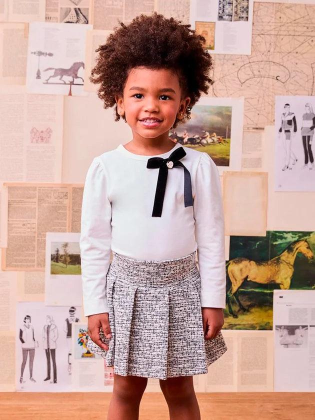 Conjunto Manga Longa de Tweed - BambolePetit