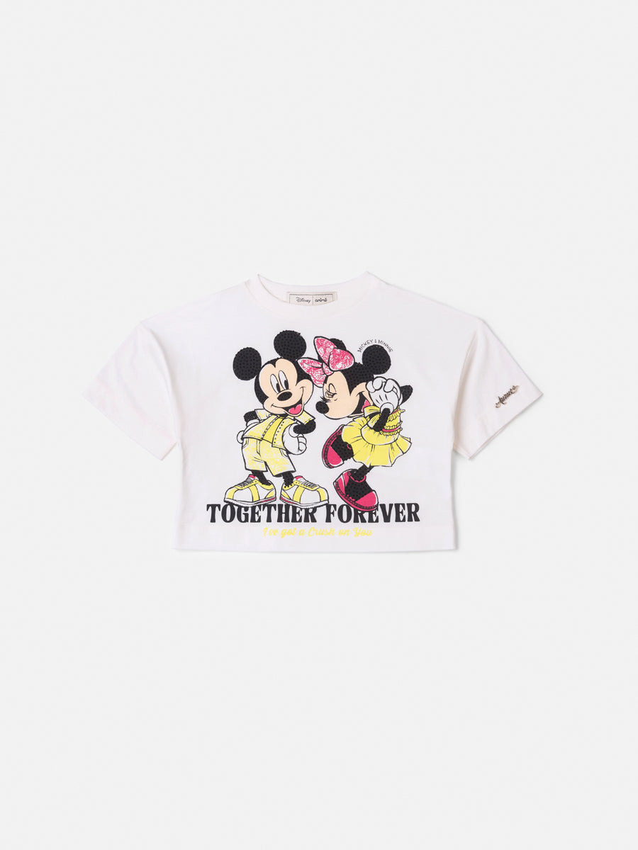 Blusa Minnie e Mickey Together Anime