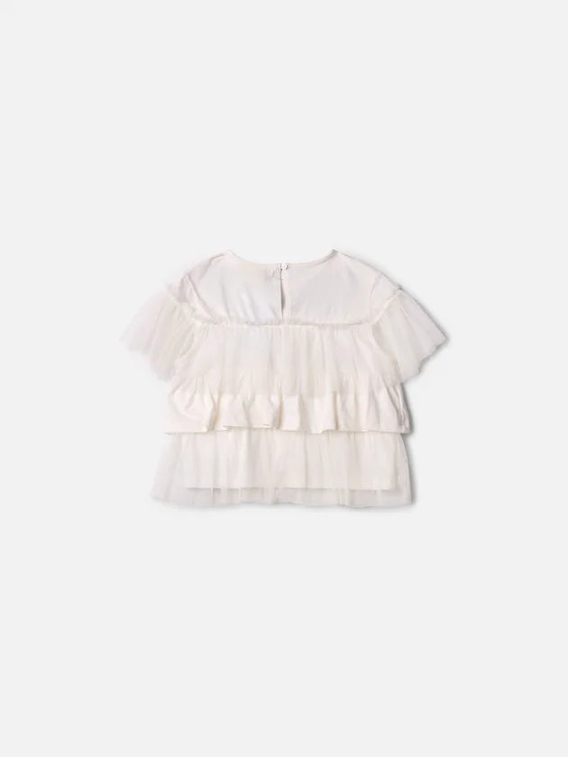 Blusa Babados Perola Animê