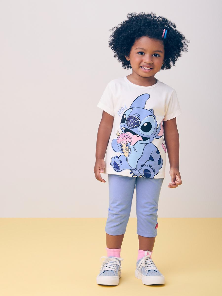 Conjunto com Strass do Stitch e Angel Momi