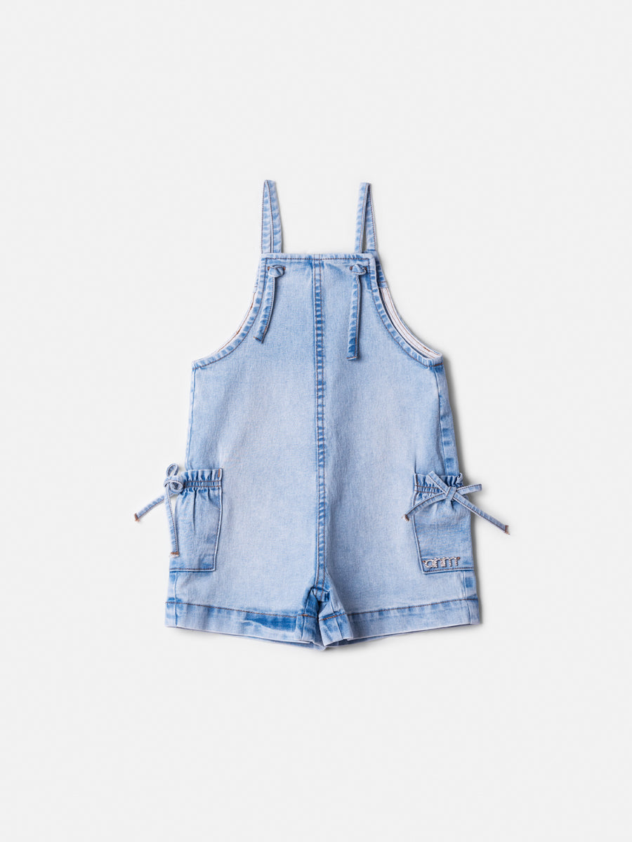 Jardineira Jeans Anime Petite