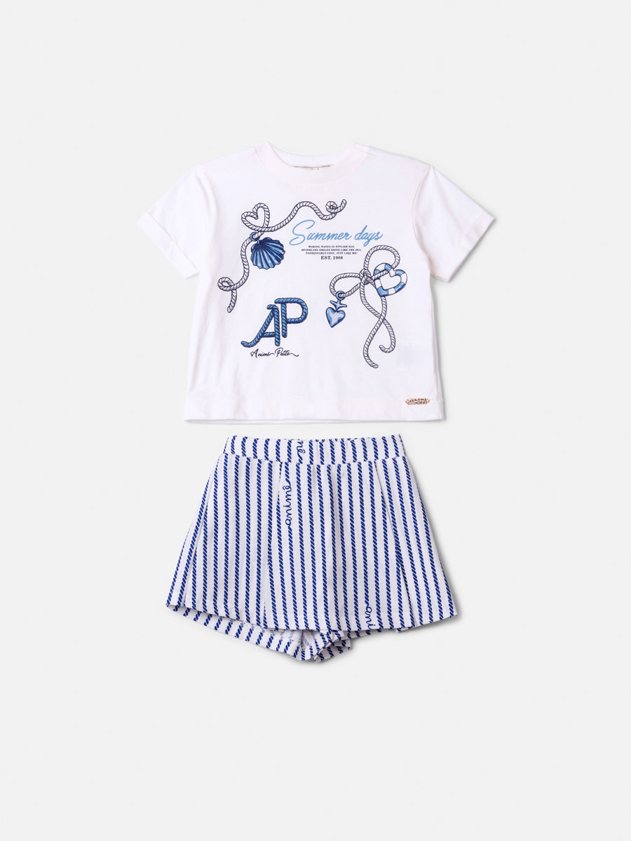 Conjunto T-Shirt e Shorts AP Anime