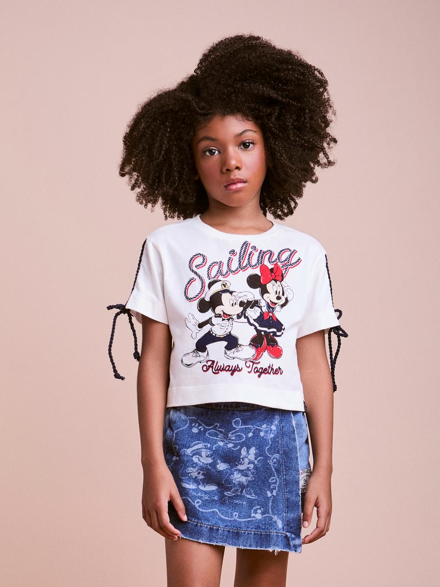 Blusa Minnie e Mickey Sailing Anime