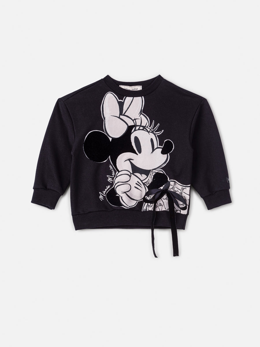 Blusao Minnie Anime Petite Preto - BambolePetit