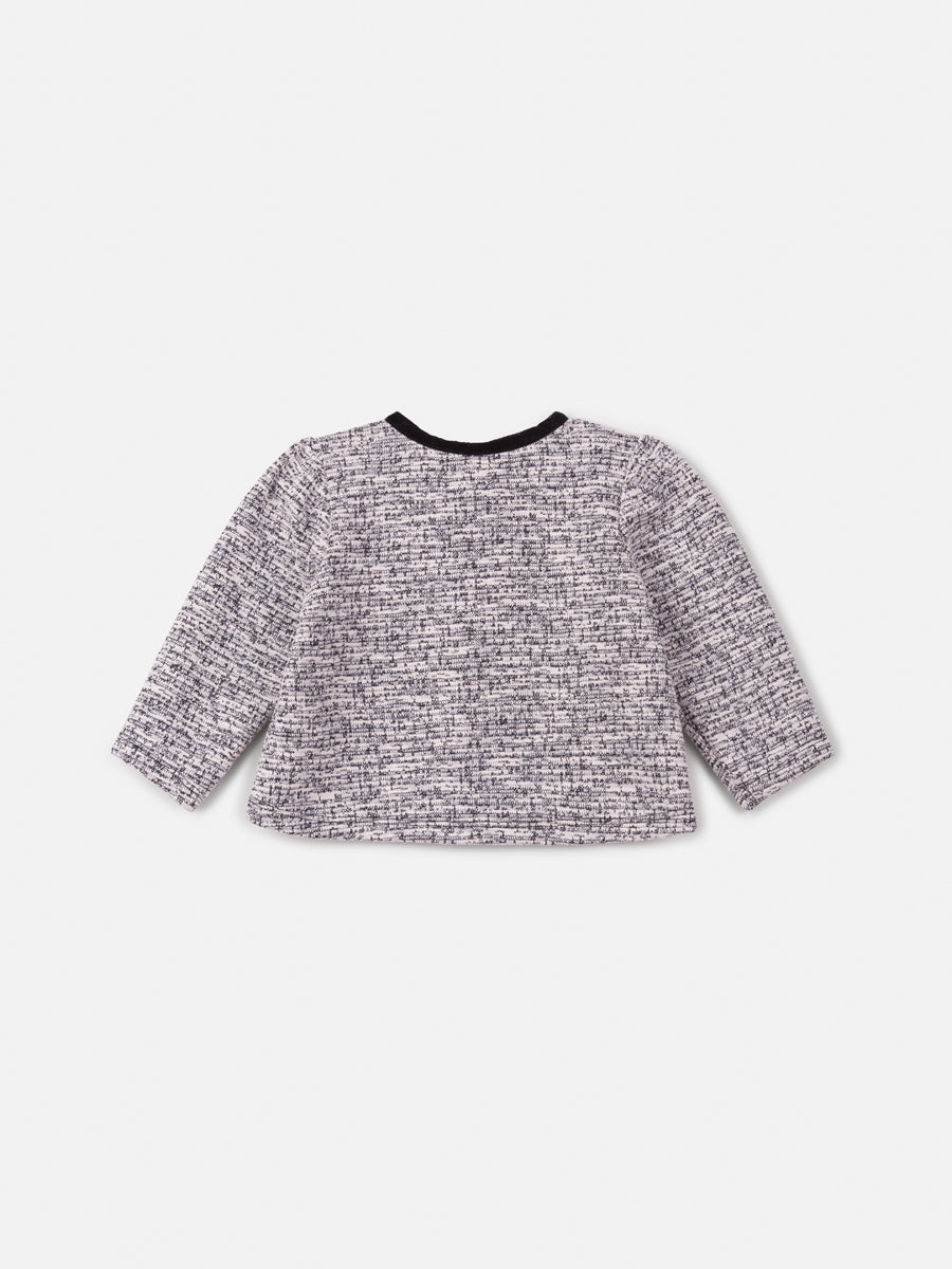 Casaco Tweed Preto/Off - BambolePetit