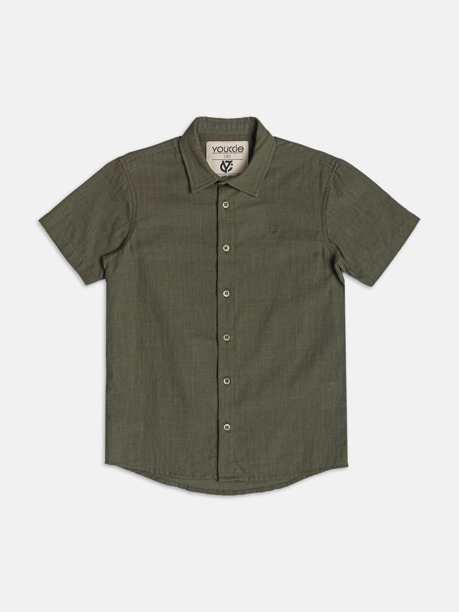 Camisa Casual Flamê Verde Youccie