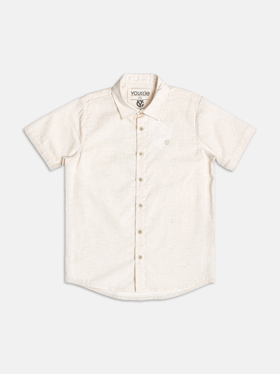 Camisa Casual Amarela Bordada Youccie