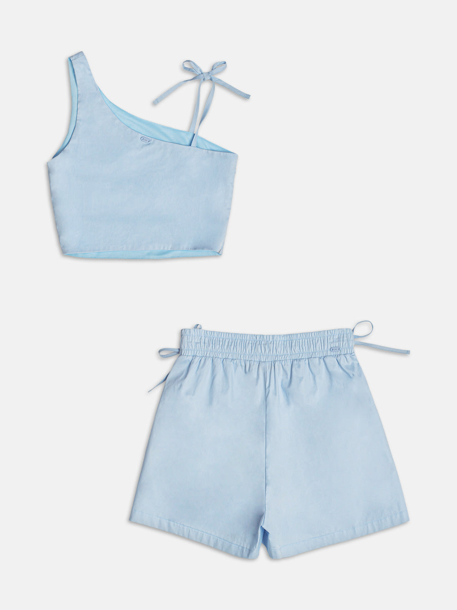 Conjunto Top e Shorts Azul I Am