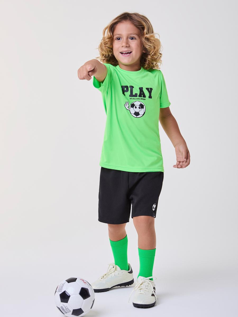 Conjunto T-Shirt e Bermuda Play Neon Bimbi