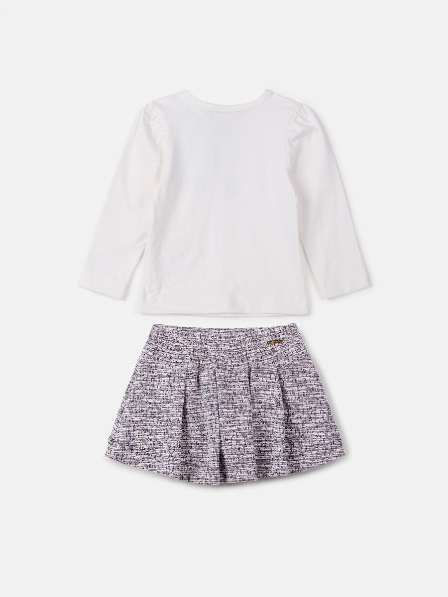 Conjunto Manga Longa de Tweed - BambolePetit