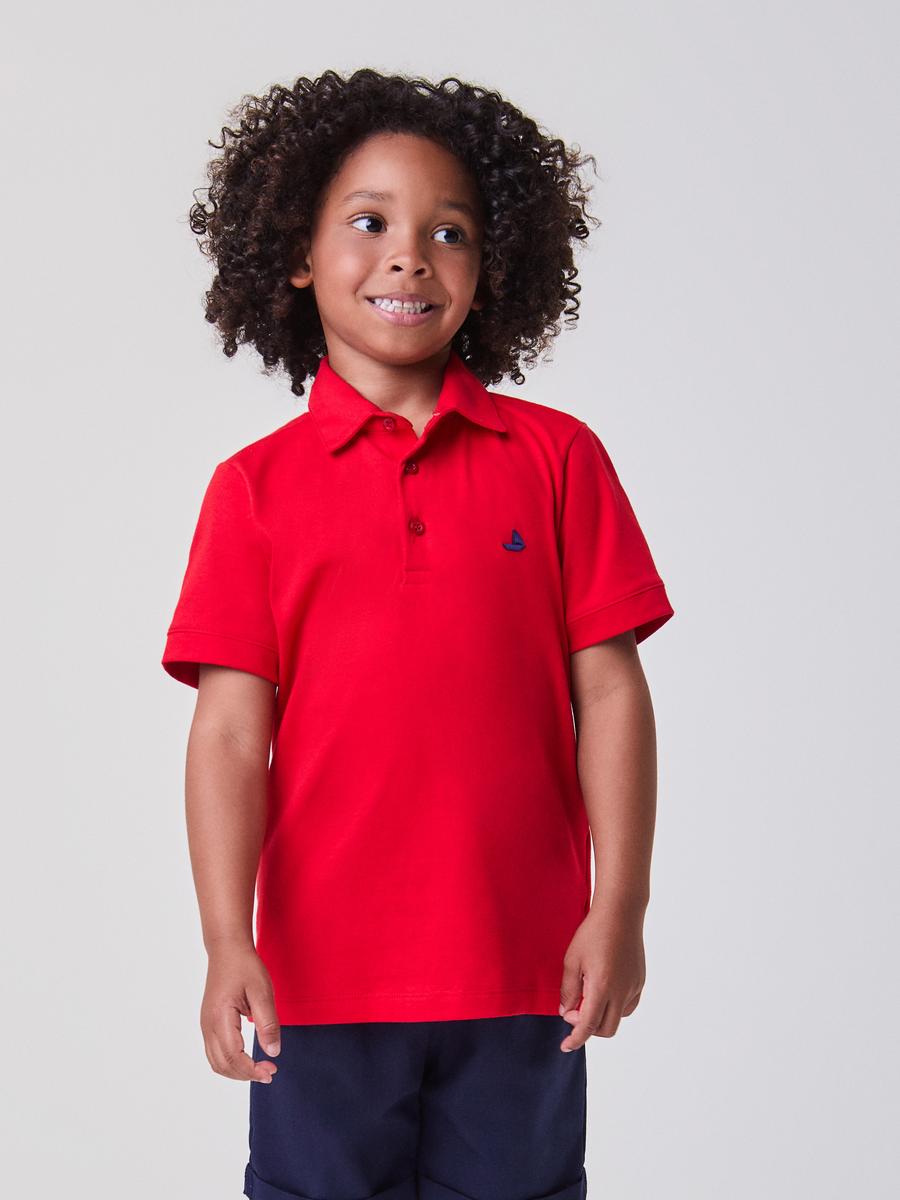 Conjunto Polo e Bermuda Bimbi